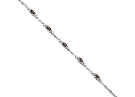 Sterling Silver Bracelets Style QX995GA - Classique Jewelry Inc.