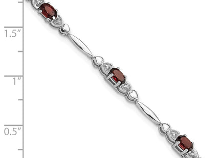 Sterling Silver Bracelets Style QX995GA - Classique Jewelry Inc.