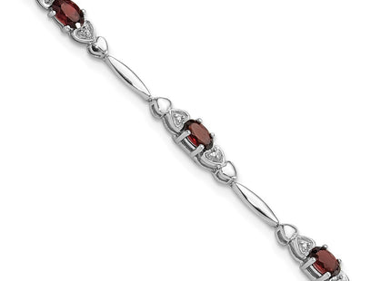 Sterling Silver Bracelets Style QX995GA - Classique Jewelry Inc.
