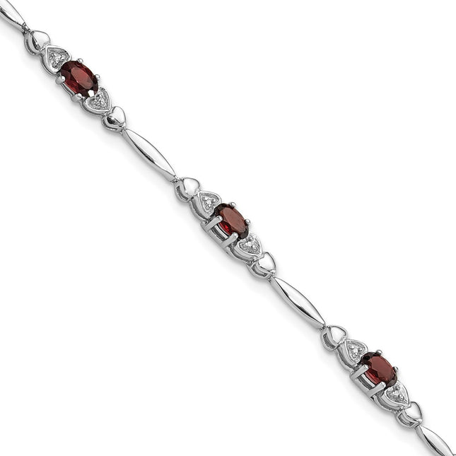 Sterling Silver Bracelets Style QX995GA - Classique Jewelry Inc.