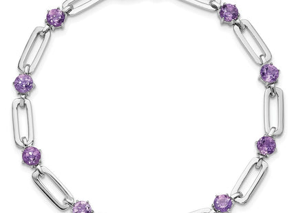 Sterling Silver Chain Bracelets Style QX996AM - Classique Jewelry Inc.