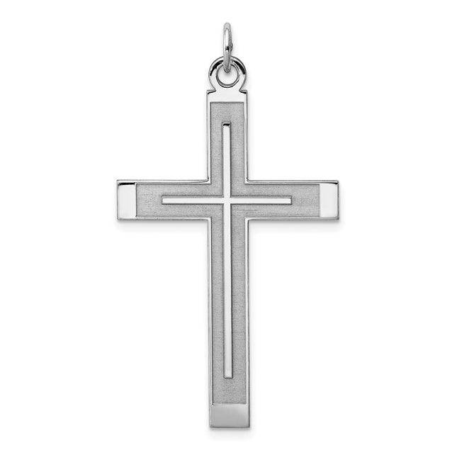 Sterling Silver Pendants Style QXR116 - Classique Jewelry Inc.