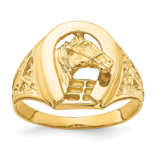 14k Yellow Gold Rings Style R1 - Classique Jewelry Inc.