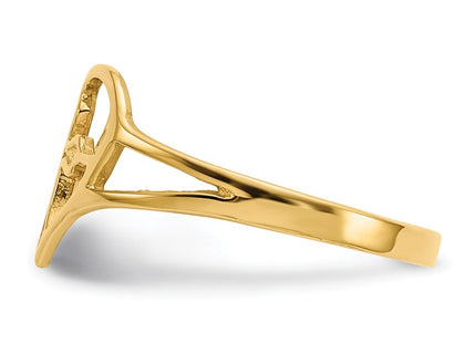 14k Yellow Gold Rings Style R132 - Classique Jewelry Inc.