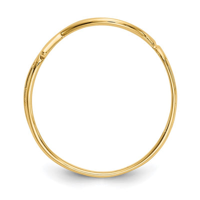 14K Polished Ichthus Fish Ring