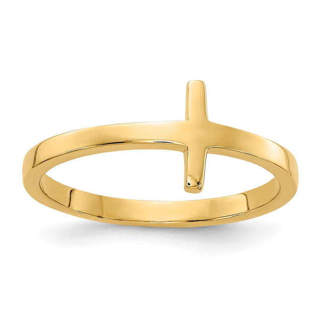 14k Yellow Gold Rings Style R1787 - Classique Jewelry Inc.