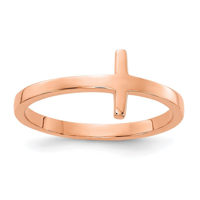 14k Rose Gold Rings Style R1789 - Classique Jewelry Inc.