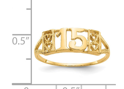 14k Yellow Gold Jewelry Style R179 - Classique Jewelry Inc.