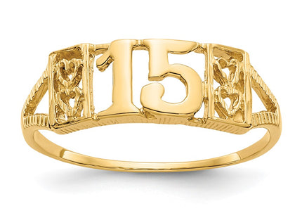 14k Yellow Gold Jewelry Style R179 - Classique Jewelry Inc.