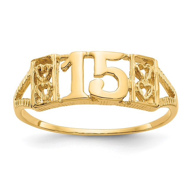 14k Yellow Gold Jewelry Style R179 - Classique Jewelry Inc.