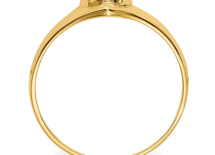 14k Yellow Gold Rings Style R186 - Classique Jewelry Inc.