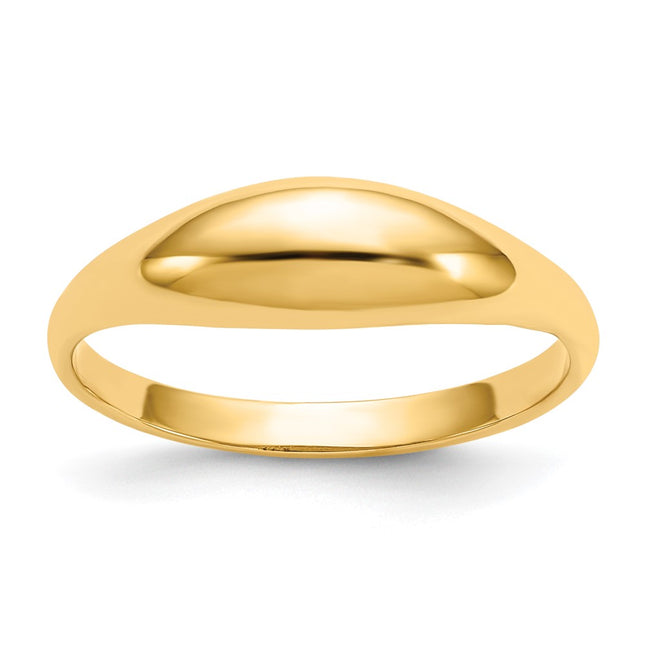 14k Yellow Gold Rings Style R196 - Classique Jewelry Inc.