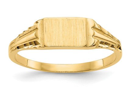 14k Yellow Gold Rings Style R198 - Classique Jewelry Inc.