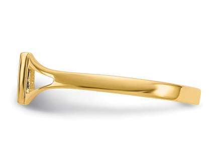 14k Yellow Gold Rings Style R207 - Classique Jewelry Inc.