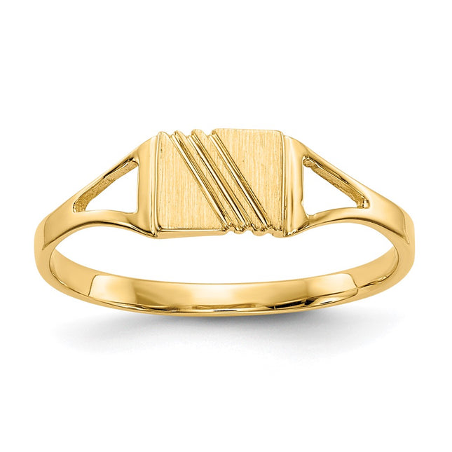 14k Yellow Gold Rings Style R207 - Classique Jewelry Inc.