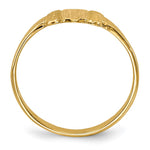 14K Childs Signet Ring view