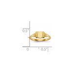 14K Childs Signet Ring view