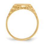 14K 10.5x12.5mm Open Back Mens Signet Ring view