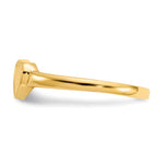 14K 5.5x5.0mm Open Back Signet Ring view