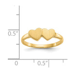 14K 5.5x5.0mm Open Back Signet Ring view