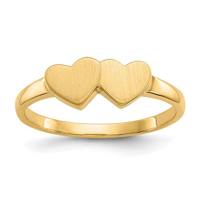 14K gold signet ring