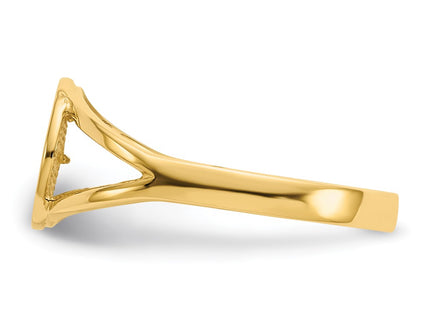 14k Yellow Gold Rings Style R422 - Classique Jewelry Inc.