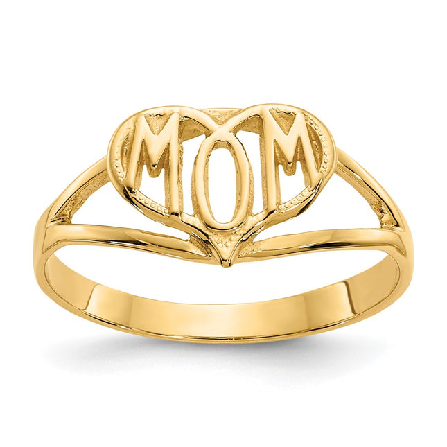 14k Yellow Gold Rings Style R423 - Classique Jewelry Inc.