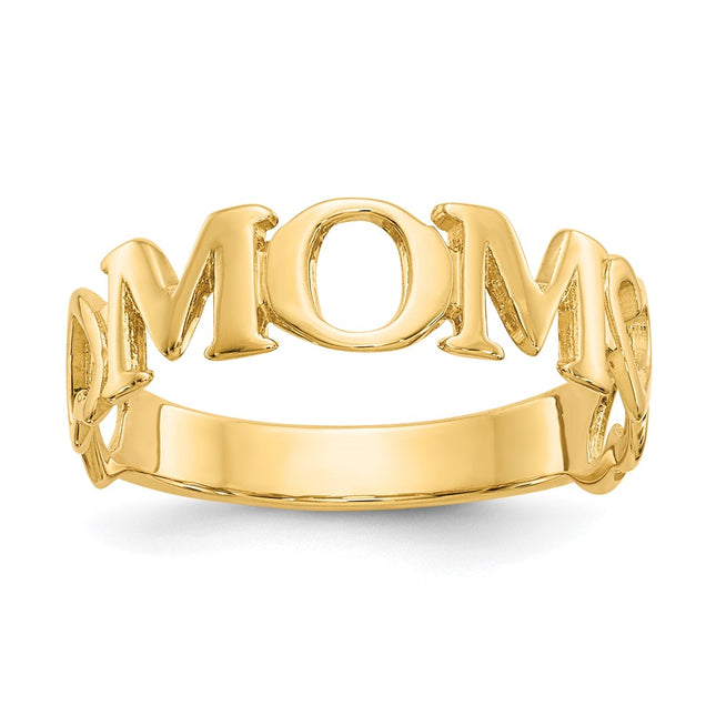 14k Yellow Gold Rings Style R424 - Classique Jewelry Inc.