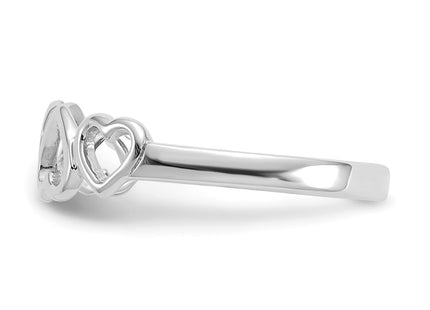 14k White Gold Rings Style R42W - Classique Jewelry Inc.