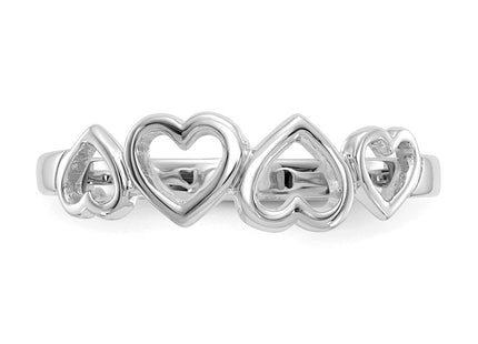 14k White Gold Rings Style R42W - Classique Jewelry Inc.