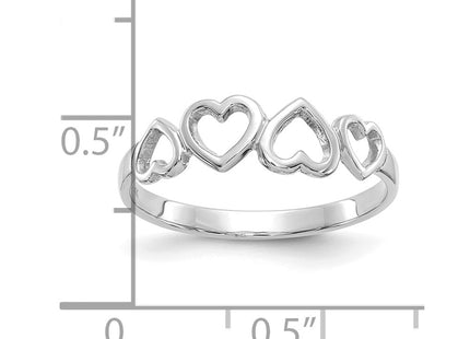 14k White Gold Rings Style R42W - Classique Jewelry Inc.