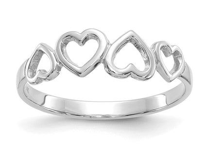 14k White Gold Rings Style R42W - Classique Jewelry Inc.