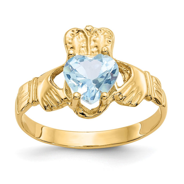 14k Yellow Gold Rings Style R489 - Classique Jewelry Inc.