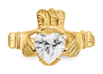 14k Yellow Gold Rings Style R490 - Classique Jewelry Inc.