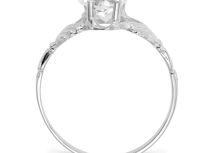 14k White Gold Rings Style R502 - Classique Jewelry Inc.