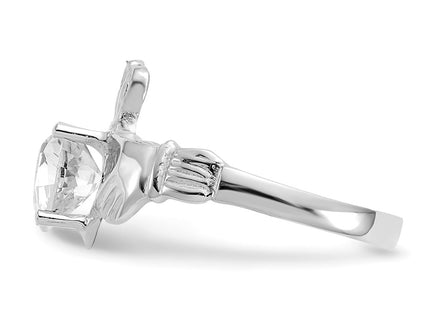 14k White Gold Rings Style R502 - Classique Jewelry Inc.