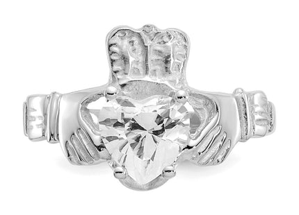 14k White Gold Rings Style R502 - Classique Jewelry Inc.