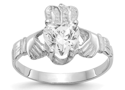 14k White Gold Rings Style R502 - Classique Jewelry Inc.