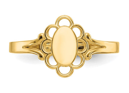 14k Yellow Gold Rings Style R519 - Classique Jewelry Inc.