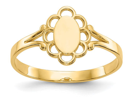 14k Yellow Gold Rings Style R519 - Classique Jewelry Inc.