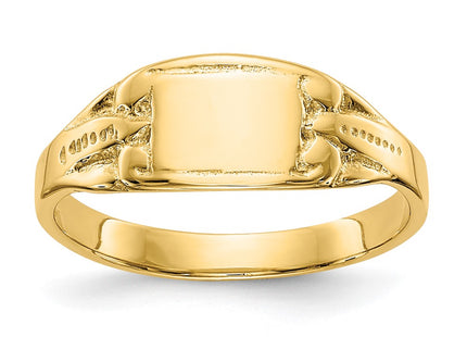 14k Yellow Gold Rings Style R524 - Classique Jewelry Inc.