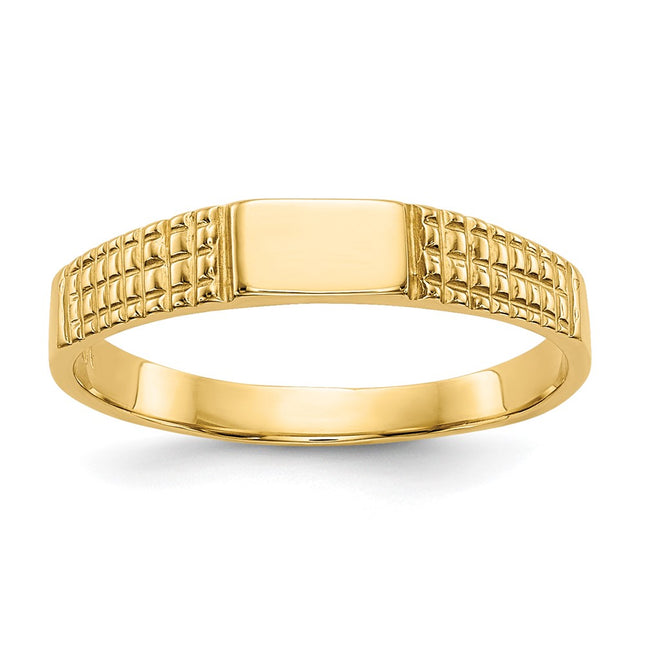 14k Yellow Gold Rings Style R525 - Classique Jewelry Inc.