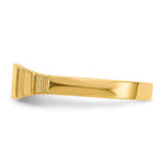 14K Polished Square Baby Signet Ring view