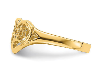 14k Yellow Gold Rings Style R527 - Classique Jewelry Inc.