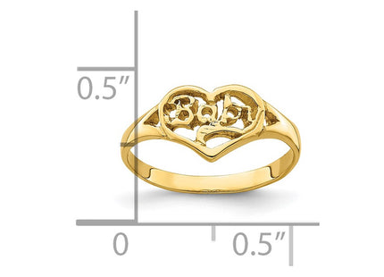 14k Yellow Gold Rings Style R527 - Classique Jewelry Inc.