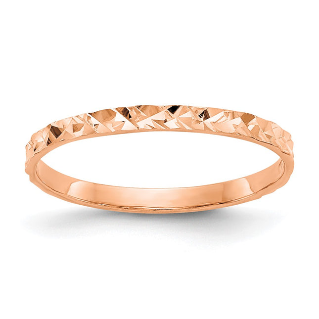 14k Rose Gold Rings Style R534R - Classique Jewelry Inc.