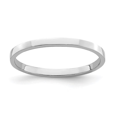 14K white gold ring