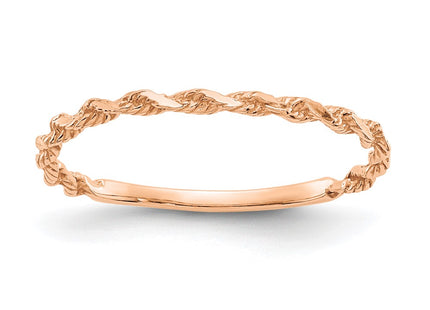 14k Rose Gold Rings Style R543R - Classique Jewelry Inc.