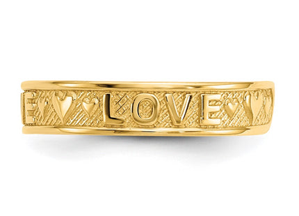 14k Yellow Gold Rings Style R551 - Classique Jewelry Inc.