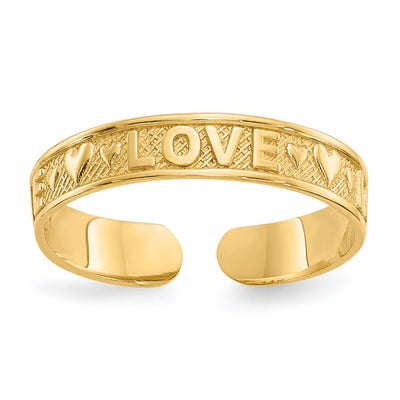 14K gold heart ring
